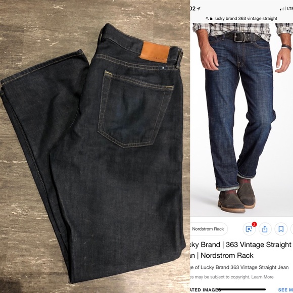 Lucky Brand 181 Men/'s Relaxed Fit Straight Leg Jeans NWOT 31X30 Brand New